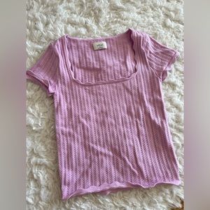 Aritzia light pink top